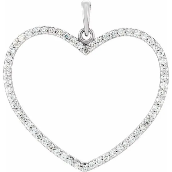 Heart Pendant Long Jewelers Chesapeake, VA