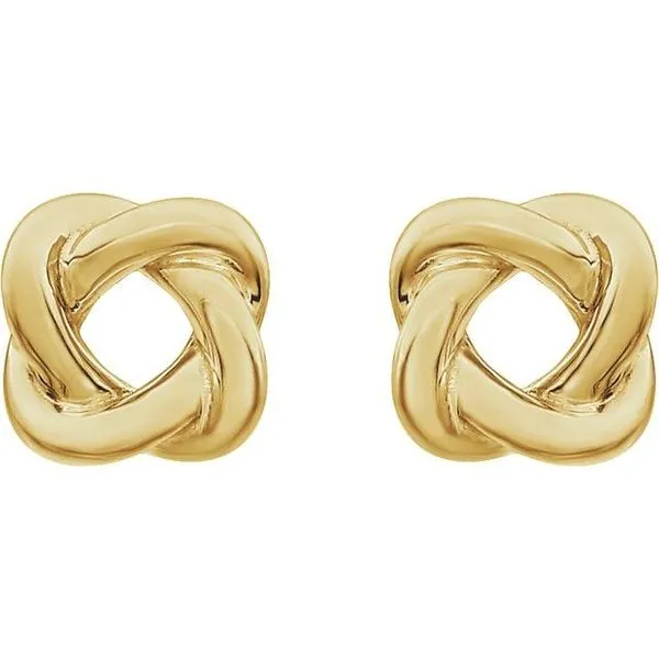 Knot Earrings Image 2 Jerald Jewelers Latrobe, PA