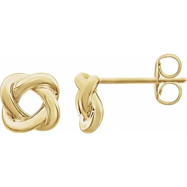 Knot Earrings Image 3 Jerald Jewelers Latrobe, PA