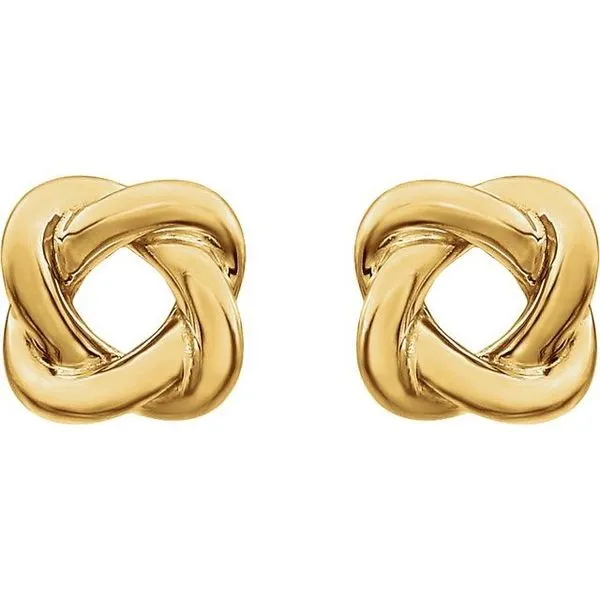Knot Earrings Image 4 Scirto's Jewelry Lockport, NY