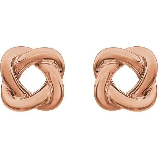 Knot Earrings Image 2 Rasmussen Jewelers Spanish Fork, UT