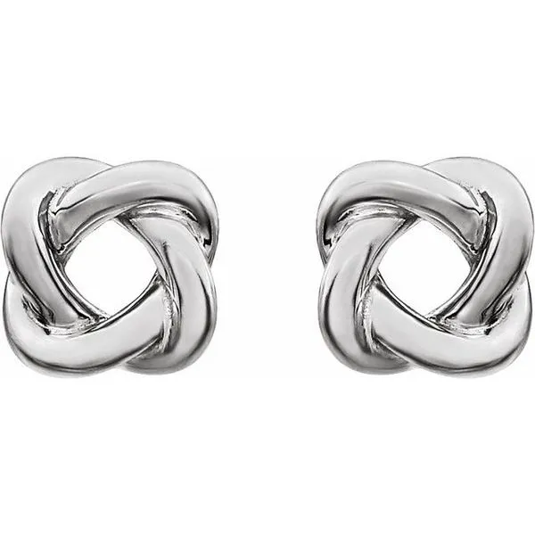 Knot Earrings Image 2 M. J. Thomas Jewelers, Ltd. Stratford, CT