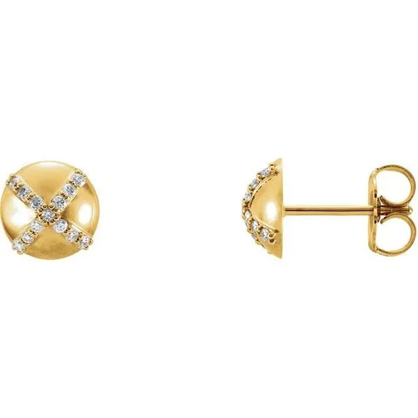 Accented Stud Earrings Rasmussen Jewelers Spanish Fork, UT