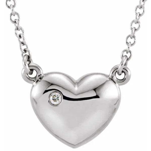 Accented Heart Necklace Holly's Jewelry Mountain Home, AR