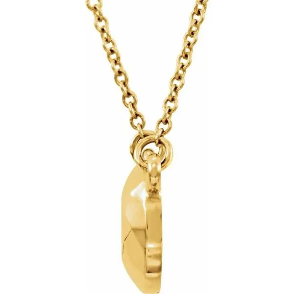 Faceted Circle Necklace Image 2 Rasmussen Jewelers Spanish Fork, UT