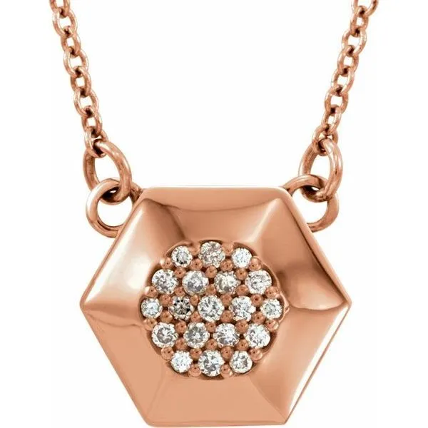 Geometric Cluster Necklace James & Williams Jewelers Berwyn, IL