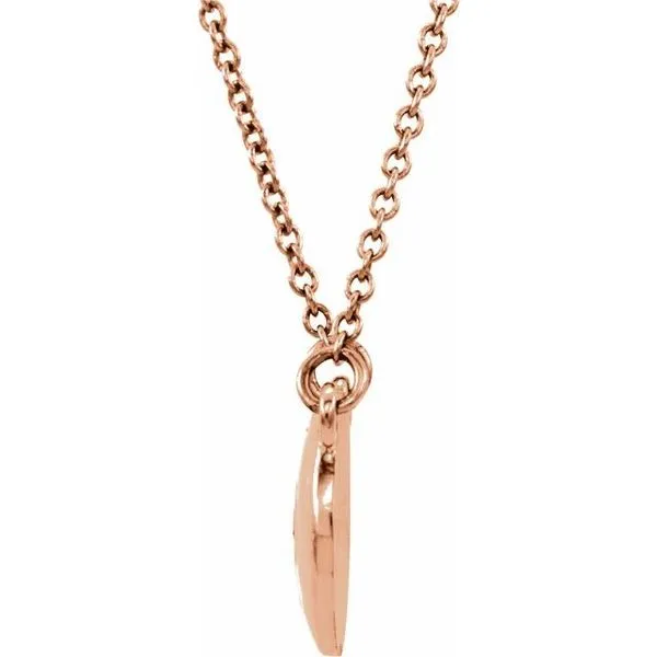 Domed Circle Necklace Image 2 James & Williams Jewelers Berwyn, IL