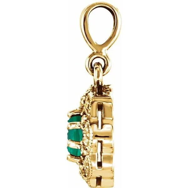 Halo-Style Pendant Image 2 Leslie E. Sandler Fine Jewelry and Gemstones rockville , MD