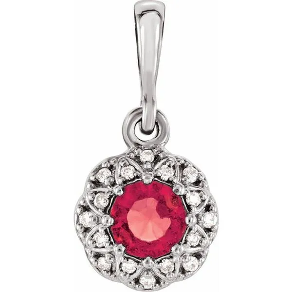 Halo-Style Pendant Holly's Jewelry Mountain Home, AR