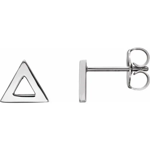 Triangle Earrings John E. Koller Jewelry Designs owasso, OK
