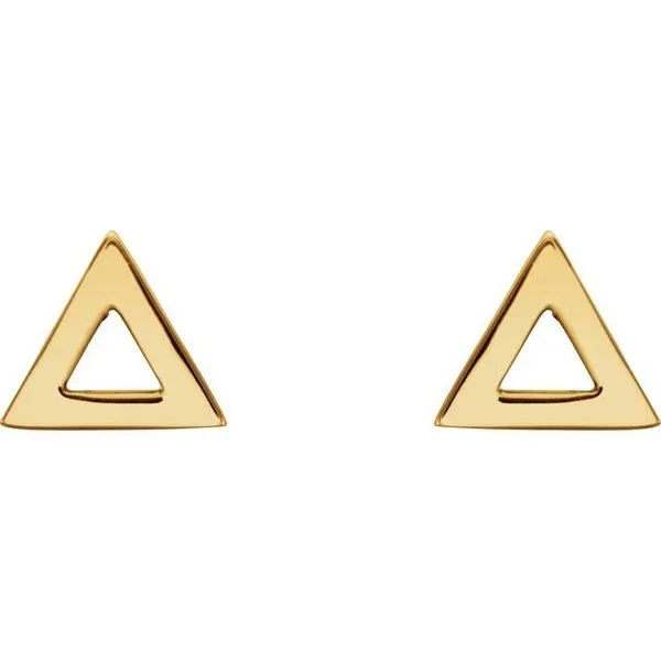 Triangle Earrings Image 2 Jerald Jewelers Latrobe, PA