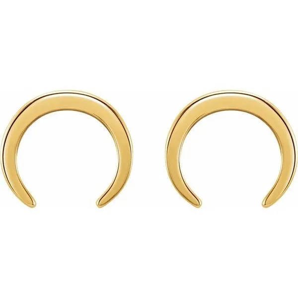 Crescent Earrings Image 2 Jerald Jewelers Latrobe, PA