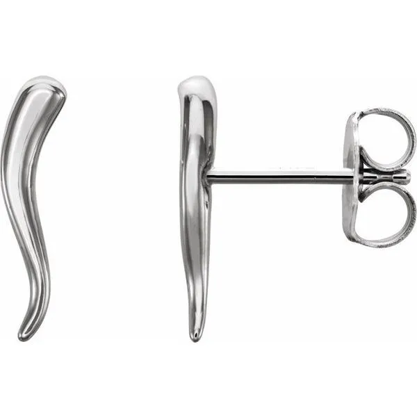 Italian Horn Earrings Scirto's Jewelry Lockport, NY