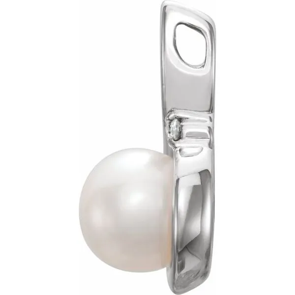 Accented Pearl Pendant Image 2 Holly's Jewelry Mountain Home, AR