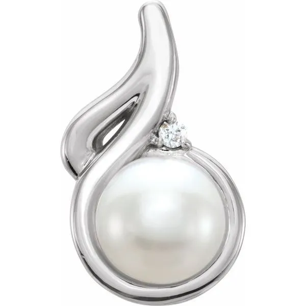 Accented Pearl Pendant Bauble Patch Jewelers Comstock Park, MI