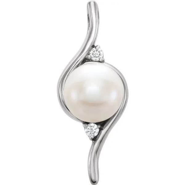 Accented Pearl Pendant James & Williams Jewelers Berwyn, IL