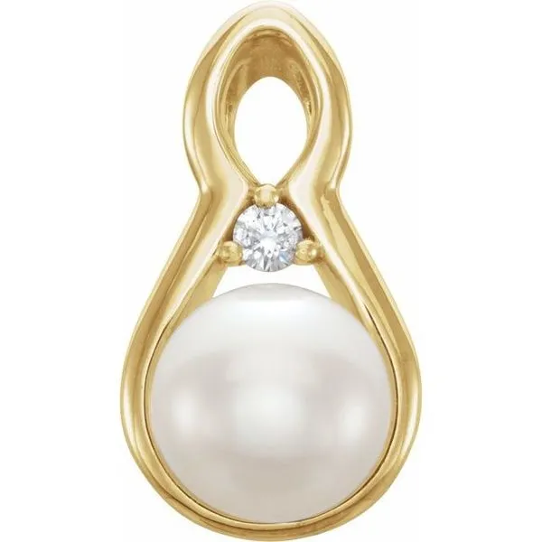 Accented Pearl Pendant James & Williams Jewelers Berwyn, IL
