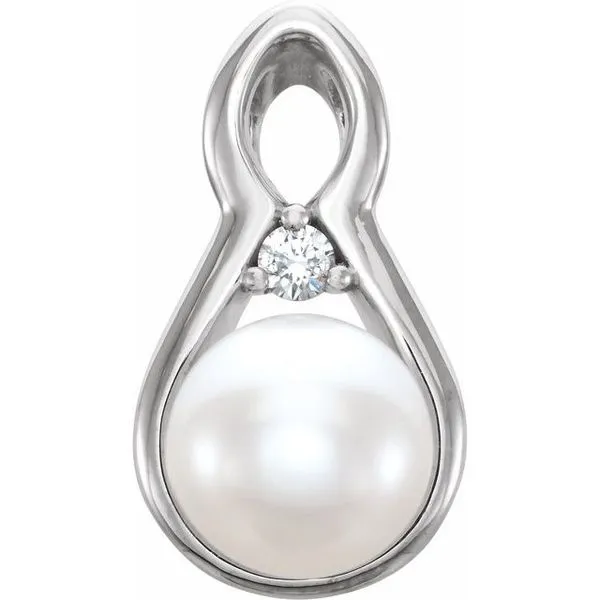 Accented Pearl Pendant J. Meredith Jewelers Delafield, WI