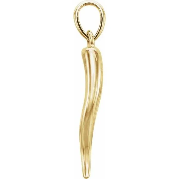 Italian Horn Pendant Image 2 J. Meredith Jewelers Delafield, WI