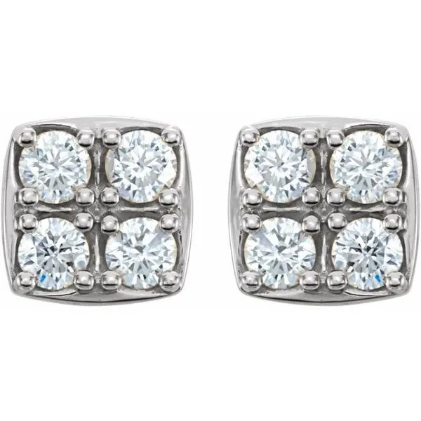 Cluster Earrings Image 2 Rasmussen Jewelers Spanish Fork, UT