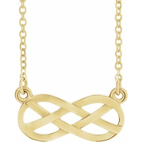Infinity-Inspired Necklace Rick's Jewelers California, MD