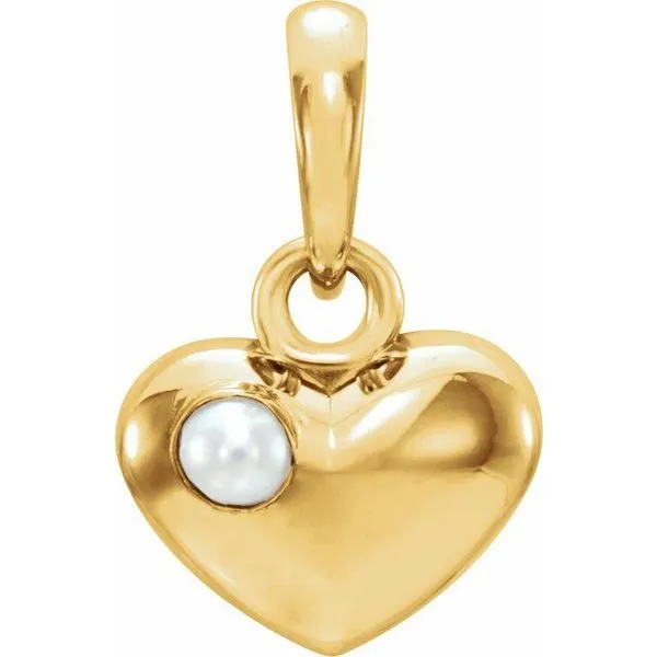 Pearl Heart Pendant James & Williams Jewelers Berwyn, IL