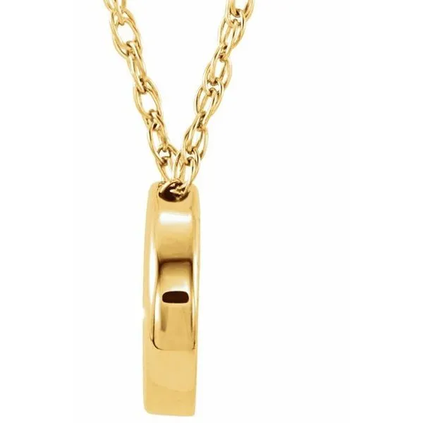 Circle Necklace or Slide Pendant Image 2 Becky Beck's Jewelry DeKalb, IL