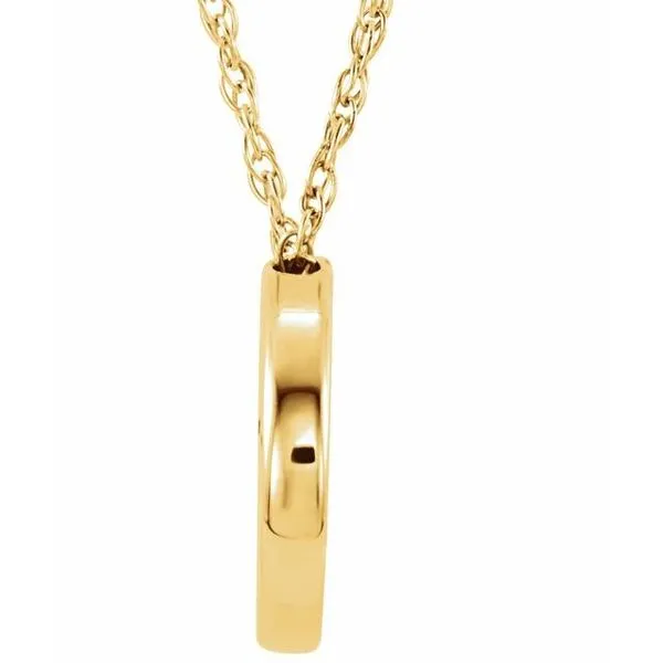 Circle Necklace or Slide Pendant Image 2 Scirto's Jewelry Lockport, NY