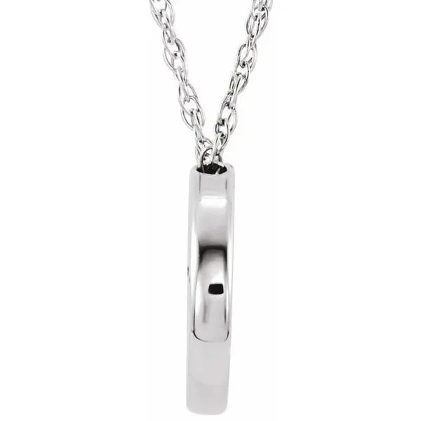 Circle Necklace or Slide Pendant Image 2 Scirto's Jewelry Lockport, NY