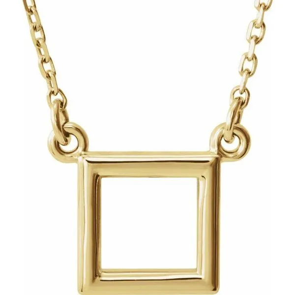Square Necklace J. Meredith Jewelers Delafield, WI
