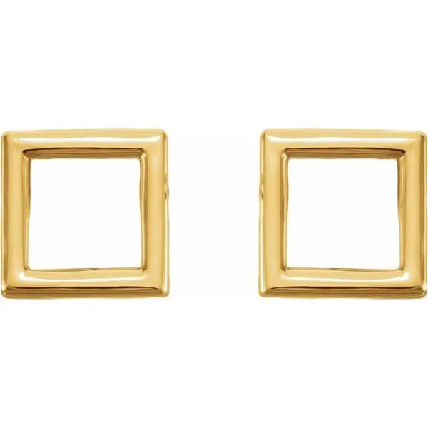 Square Earrings Image 2 Scirto's Jewelry Lockport, NY