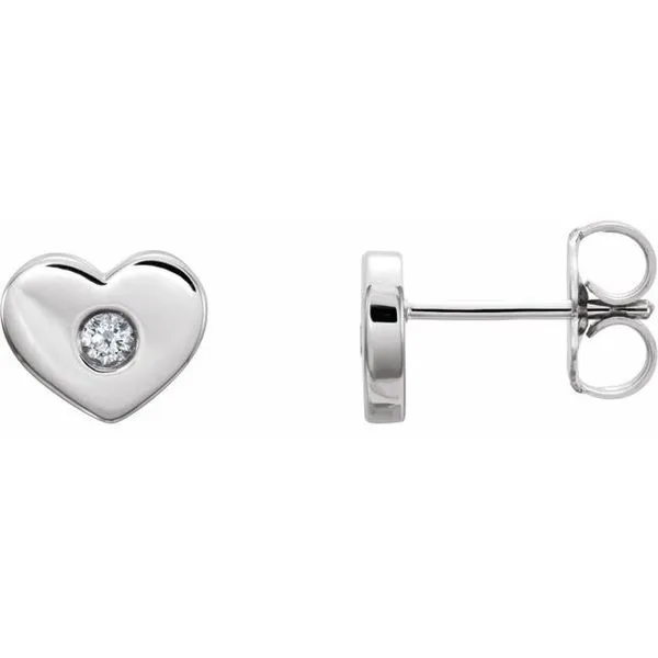 Heart Earrings Jerald Jewelers Latrobe, PA