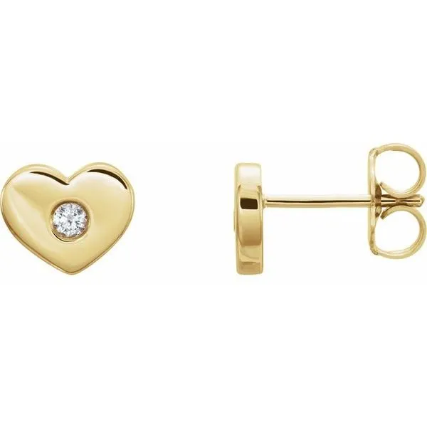 Heart Earrings James & Williams Jewelers Berwyn, IL