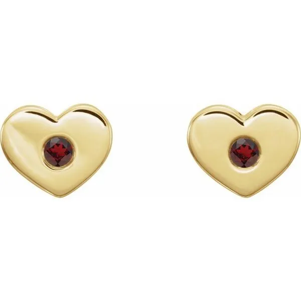 Heart Earrings Image 2 James & Williams Jewelers Berwyn, IL