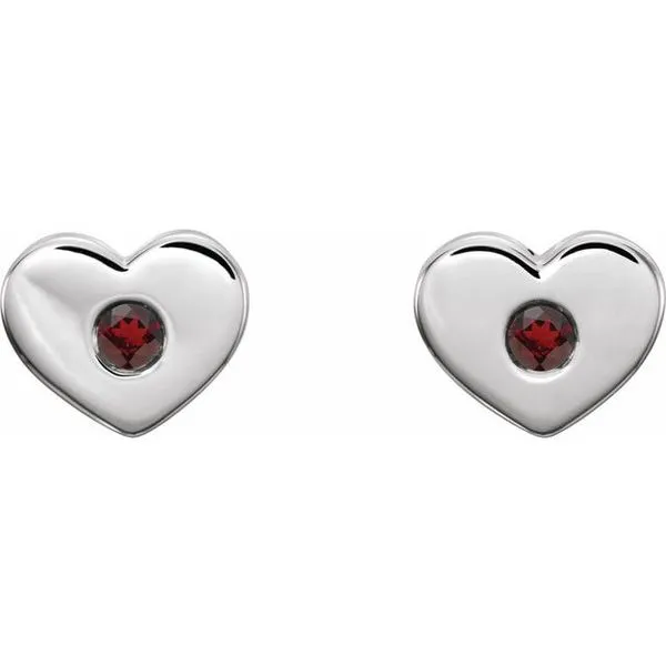 Heart Earrings Image 2 James & Williams Jewelers Berwyn, IL