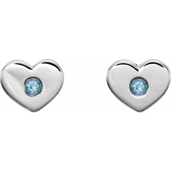 Heart Earrings Image 2 Long Jewelers Chesapeake, VA