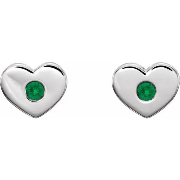 Heart Earrings Image 2 Scirto's Jewelry Lockport, NY