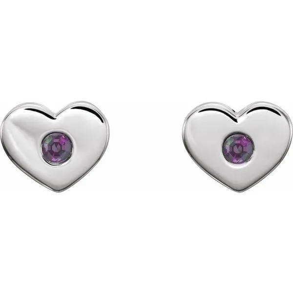 Heart Earrings Image 2 Long Jewelers Chesapeake, VA