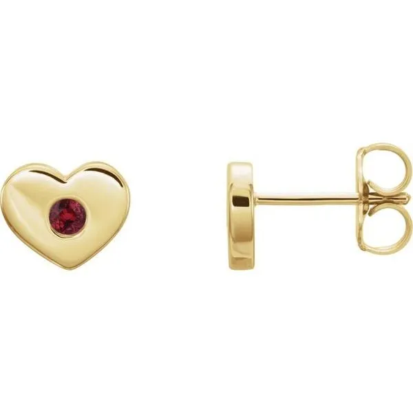 Heart Earrings Jerald Jewelers Latrobe, PA