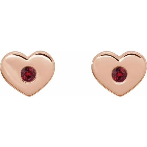 Heart Earrings Image 2 James & Williams Jewelers Berwyn, IL