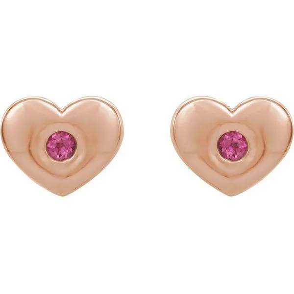 Heart Earrings Image 2 James & Williams Jewelers Berwyn, IL