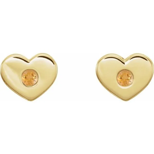 Heart Earrings Image 2 James & Williams Jewelers Berwyn, IL