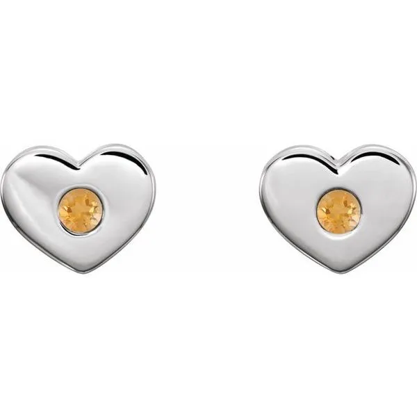 Heart Earrings Image 2 James & Williams Jewelers Berwyn, IL
