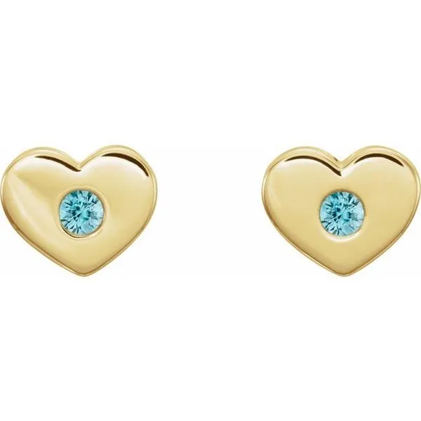 Heart Earrings Image 2 J. Meredith Jewelers Delafield, WI