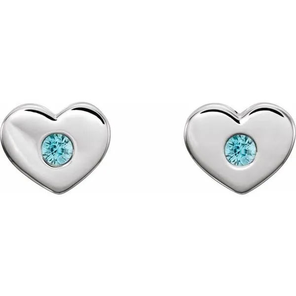 Heart Earrings Image 2 Rasmussen Jewelers Spanish Fork, UT