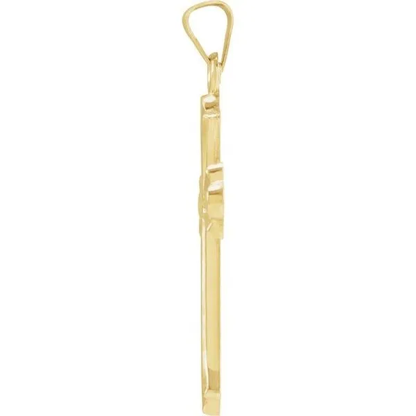 Hollow Cross Pendant Image 2 Rasmussen Jewelers Spanish Fork, UT