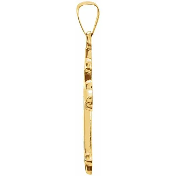 Hollow Cross Pendant Image 2 James & Williams Jewelers Berwyn, IL