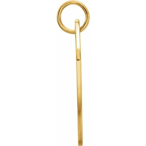 Engravable Shield Pendant Image 2 J. Meredith Jewelers Delafield, WI