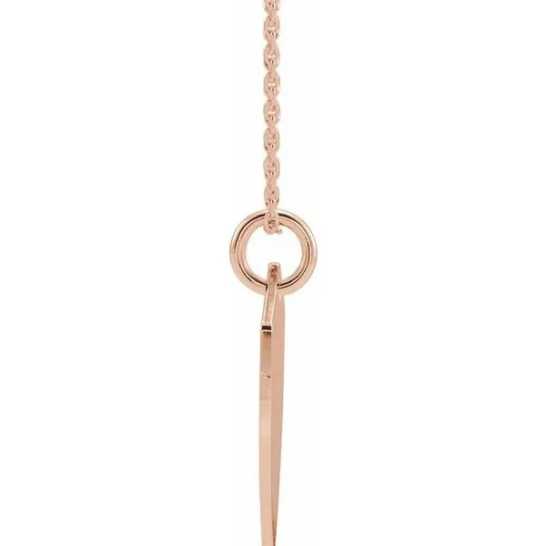 Engravable Shield Necklace Image 2 James & Williams Jewelers Berwyn, IL