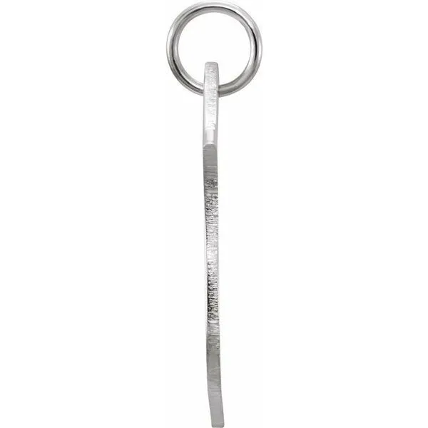 Engravable Shield Pendant Image 2 Milan's Jewelry Inc Sarasota, FL